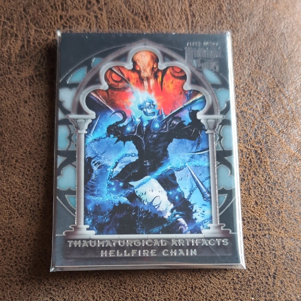 2023 Fleer Ultra Midnight Sons Thaumaturgical Artifacts Hellfire Chain Card